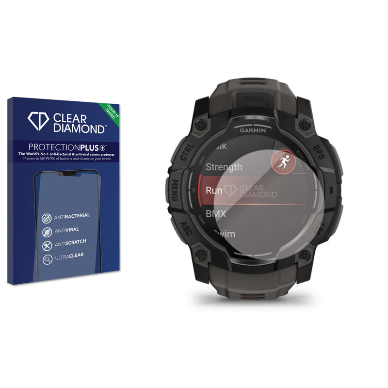 Anti-bacterial Screen Protector for Garmin Instinct 3 (50mm)