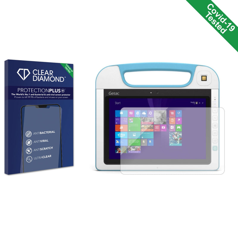 Clear Diamond Anti-viral Screen Protector for Getac RX10H