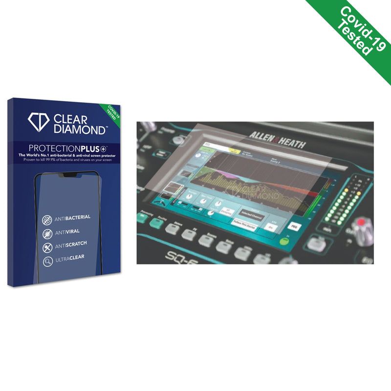 Clear Diamond Anti-viral Screen Protector for Allen&Heath SQ5