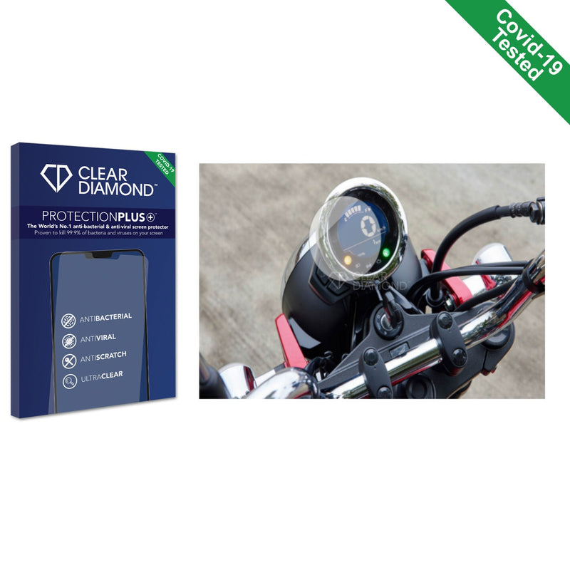 Clear Diamond Anti-viral Screen Protector for Honda DAX ST125 2023