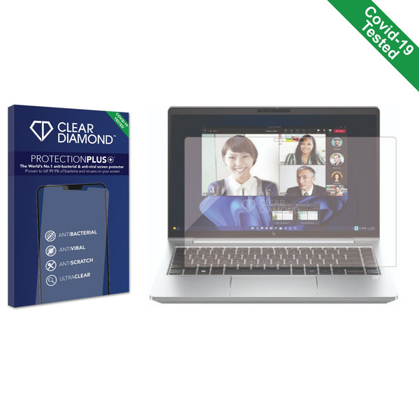 Clear Diamond Anti-viral Screen Protector for HP EliteBook 640 G10