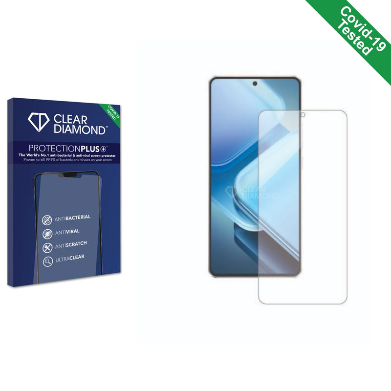 Clear Diamond Anti-viral Screen Protector for Vivo iQOO Z9 Turbo