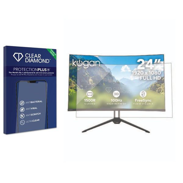 Anti-bacterial Screen Protector for Kogan 24" Gaming Monitor