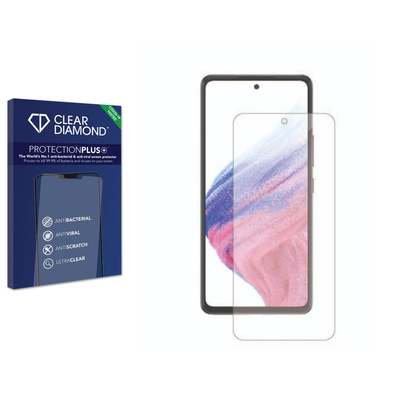 Clear Diamond Anti-viral Screen Protector for Samsung Galaxy A53 5G