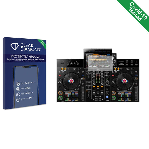 Clear Diamond Anti-viral Screen Protector for Pioneer DJS -1000