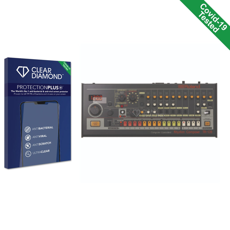 Clear Diamond Anti-viral Screen Protector for Roland TR-08