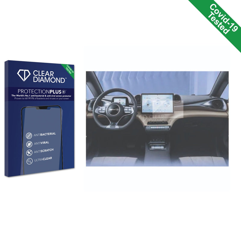 Clear Diamond Anti-viral Screen Protector for BYD Seagull 2024