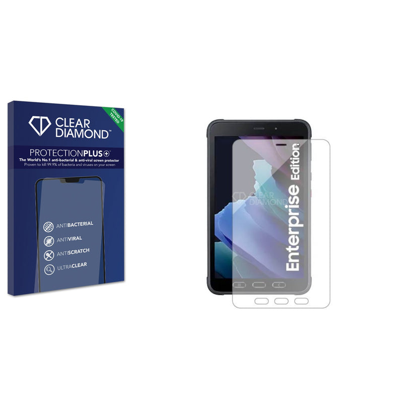 Clear Diamond Anti-viral Screen Protector for Samsung Galaxy Tab Active 3 Enterprise Edition LTE