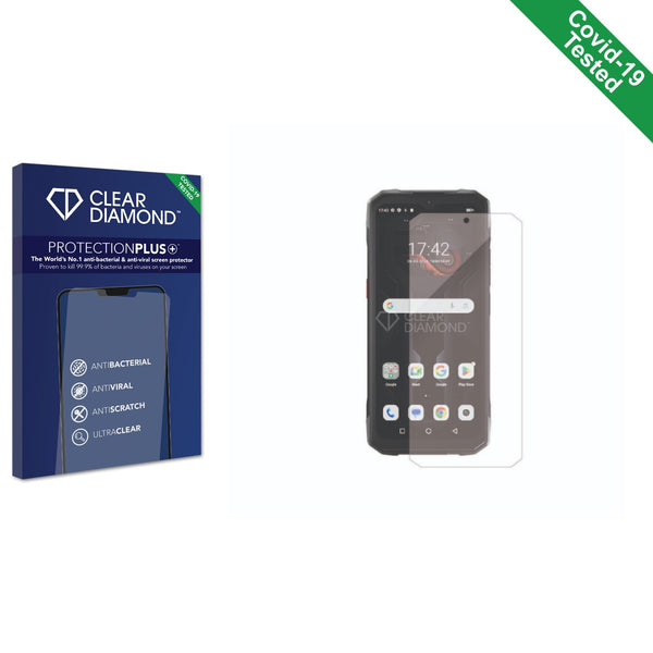 Clear Diamond Anti-viral Screen Protector for Hotwav Cyber 15