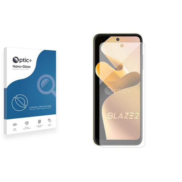 Optic+ Nano Glass Screen Protector for Lava Blaze 2 5G