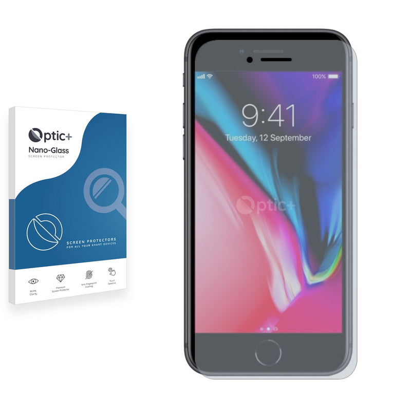 Optic+ Nano Glass Screen Protector for Apple iPhone 8