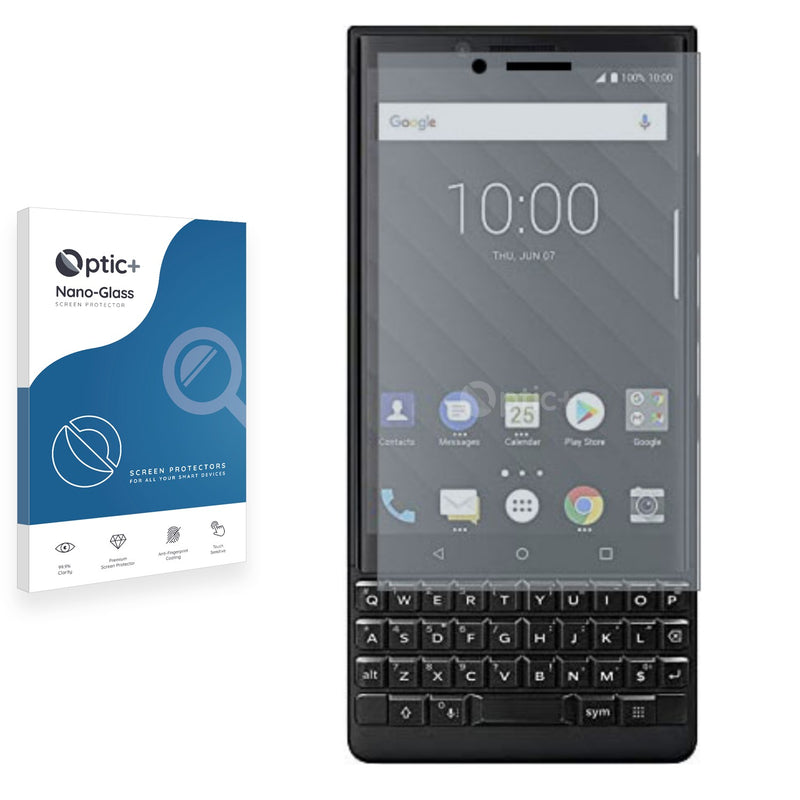 Optic+ Nano Glass Screen Protector for BlackBerry Key2 (Dual Sim)