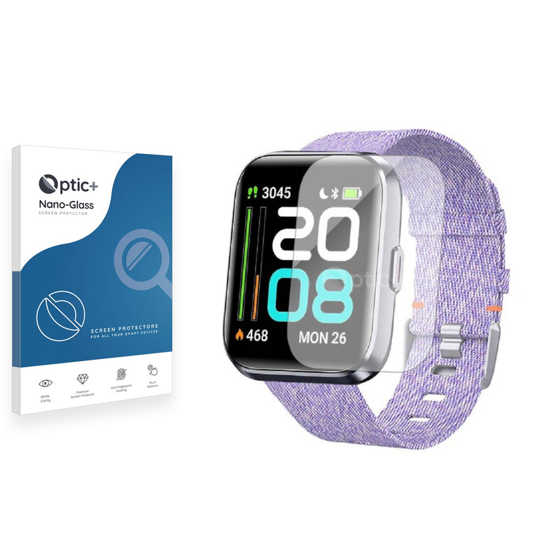 Optic+ Nano Glass Screen Protector for Fitpolo ID208PLUS 1.8"