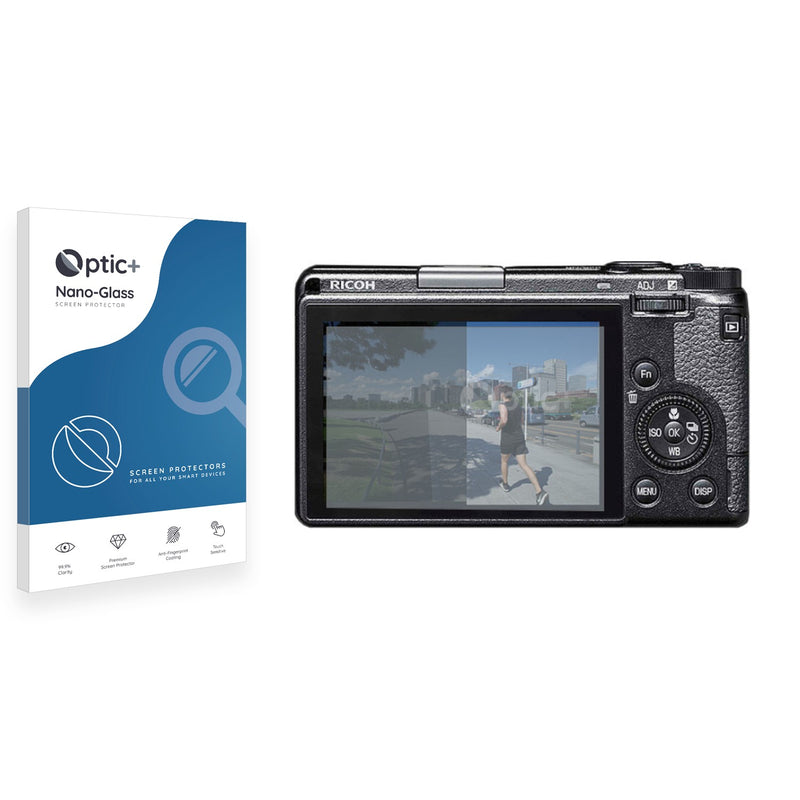 Optic+ Nano Glass Screen Protector for Ricoh GR IIIx