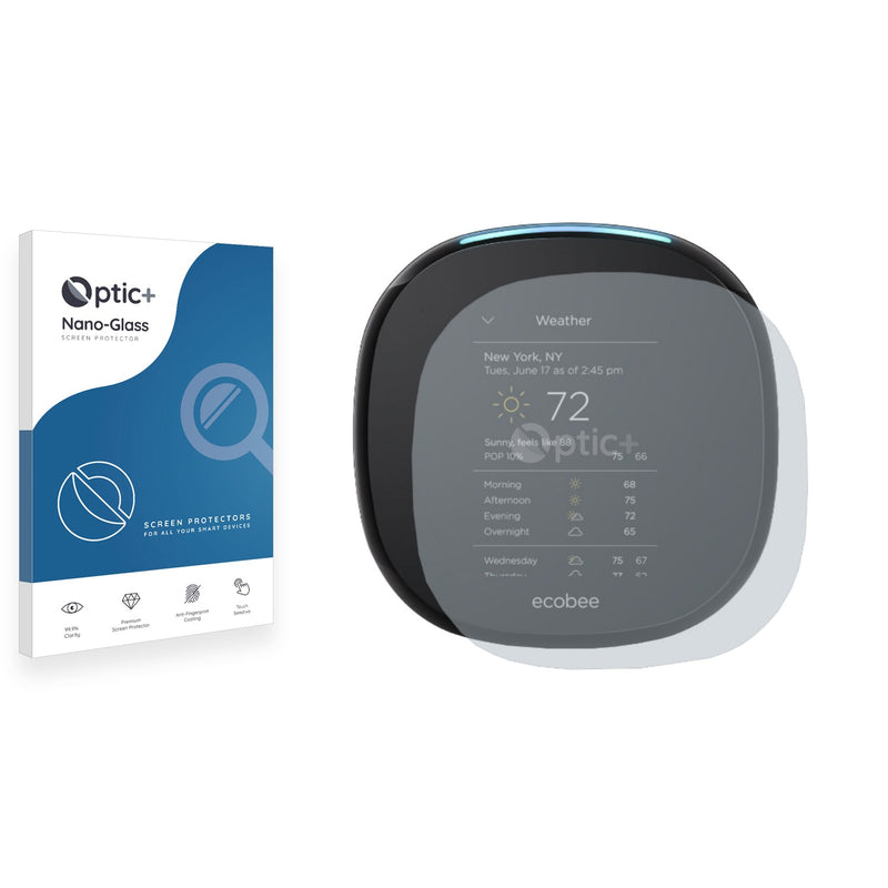 Optic+ Nano Glass Screen Protector for Ecobee ecobee 4