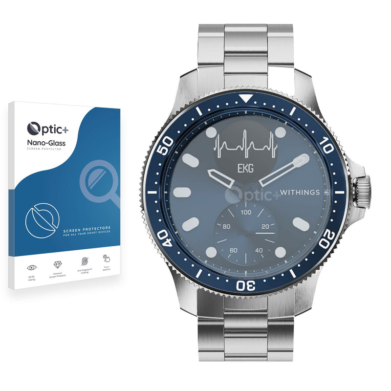 Optic+ Nano Glass Screen Protector for Withings ScanWatch Horizon (43 mm)