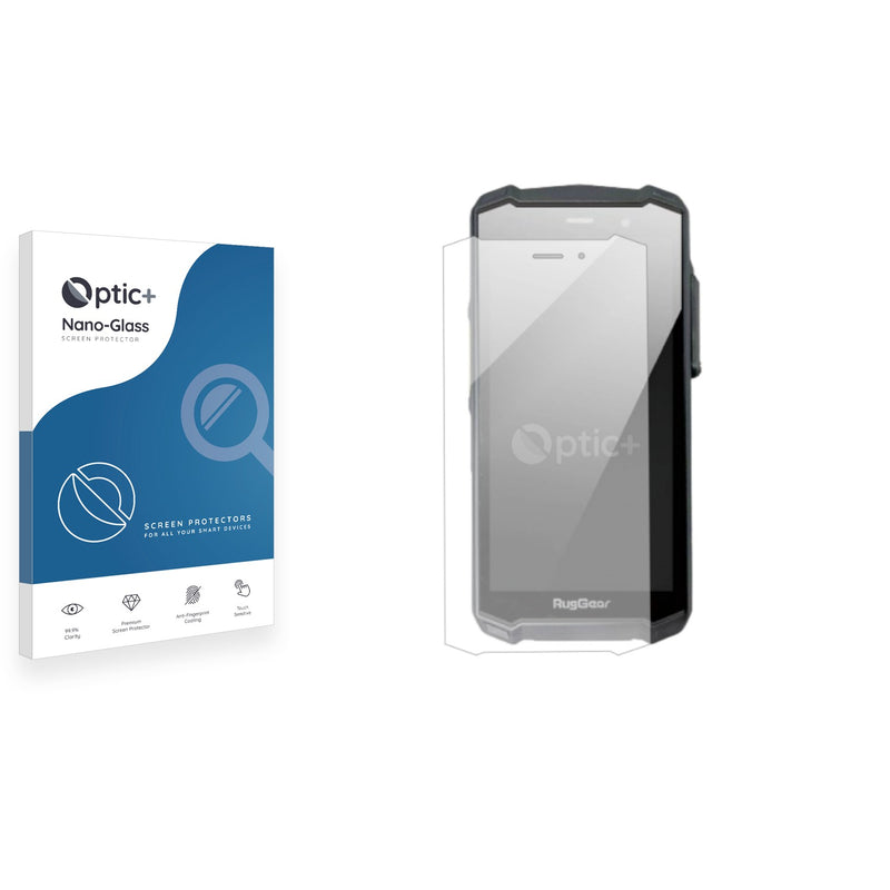 Optic+ Nano Glass Screen Protector for RugGear RG540