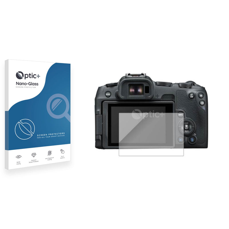 Optic+ Nano Glass Screen Protector for Canon EOS R8