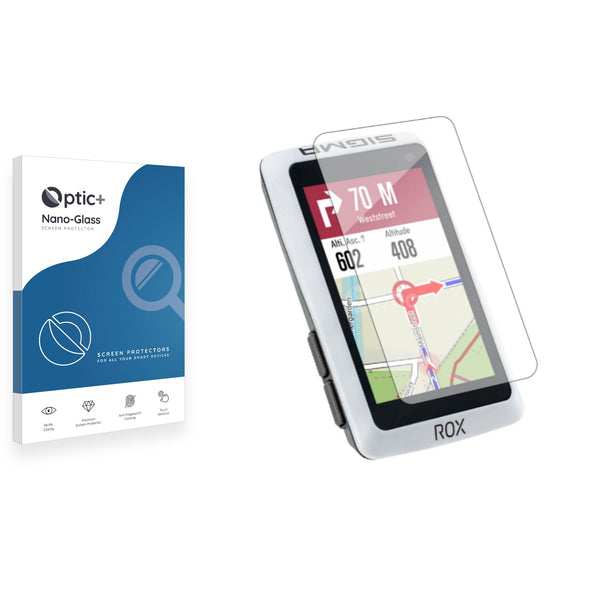 Optic+ Nano Glass Screen Protector for Sigma ROX 12.1 EVO