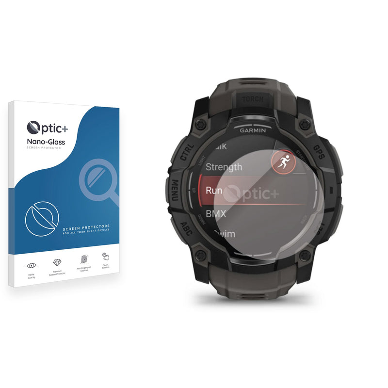 Nano Glass screen protector for Garmin Instinct 3 (50mm)