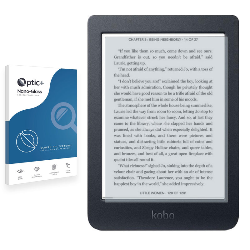 Optic+ Nano Glass Screen Protector for Kobo Nia