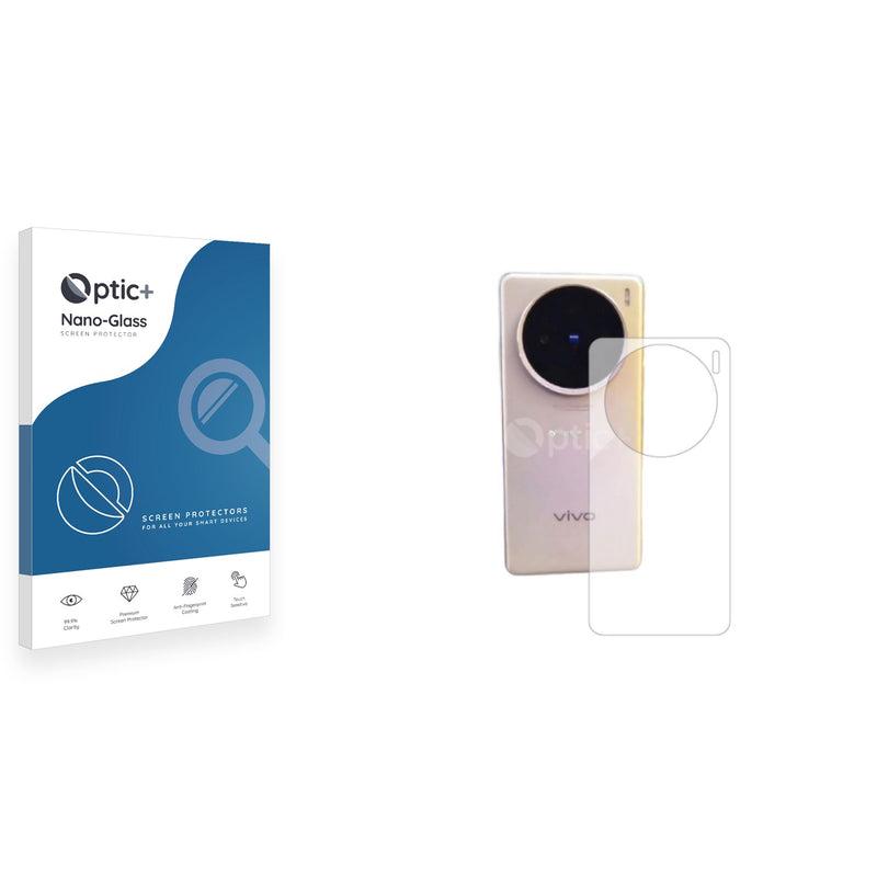 Optic+ Nano Glass Rear Protector for Vivo X100s (Back)