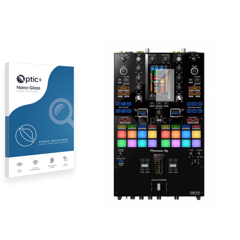 Optic+ Nano Glass Screen Protector for Pioneer DJM-S11