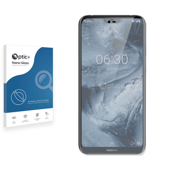 Optic+ Nano Glass Screen Protector for Nokia 6.1 Plus 2018