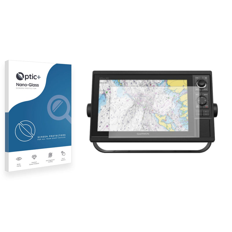 Optic+ Nano Glass Screen Protector for Garmin GPSMAP 1242xsv