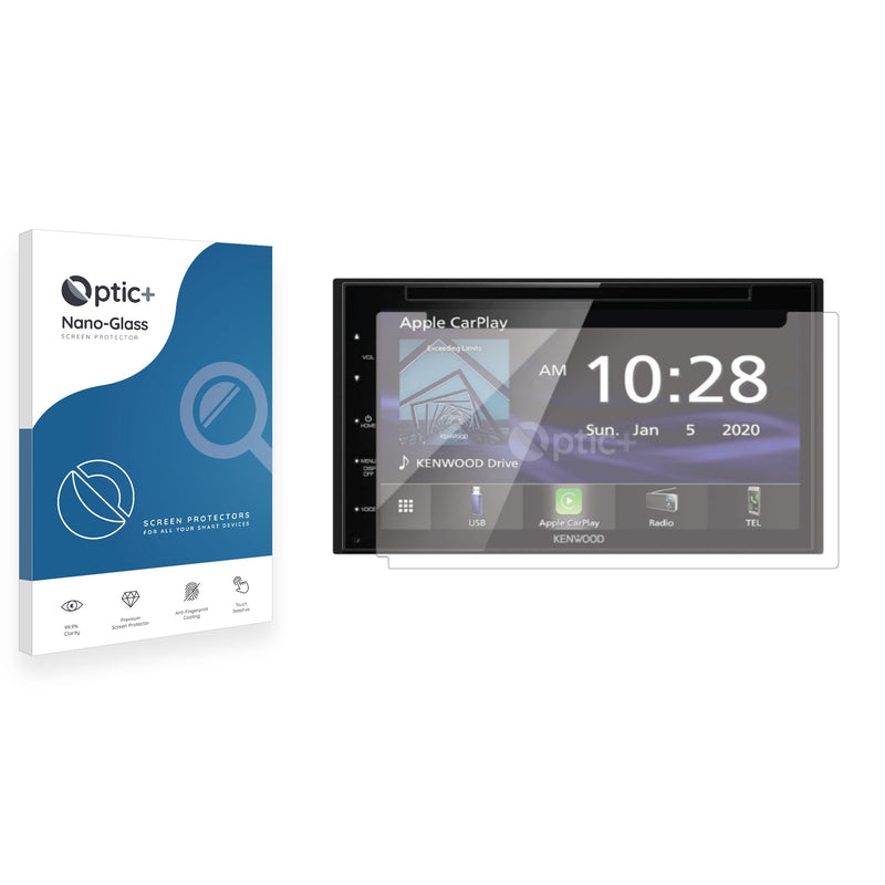 Optic+ Nano Glass Screen Protector for Kenwood DDX57S