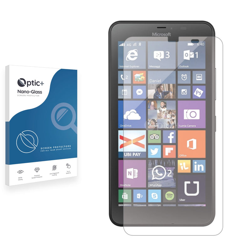 Optic+ Nano Glass Screen Protector for Microsoft Lumia 640