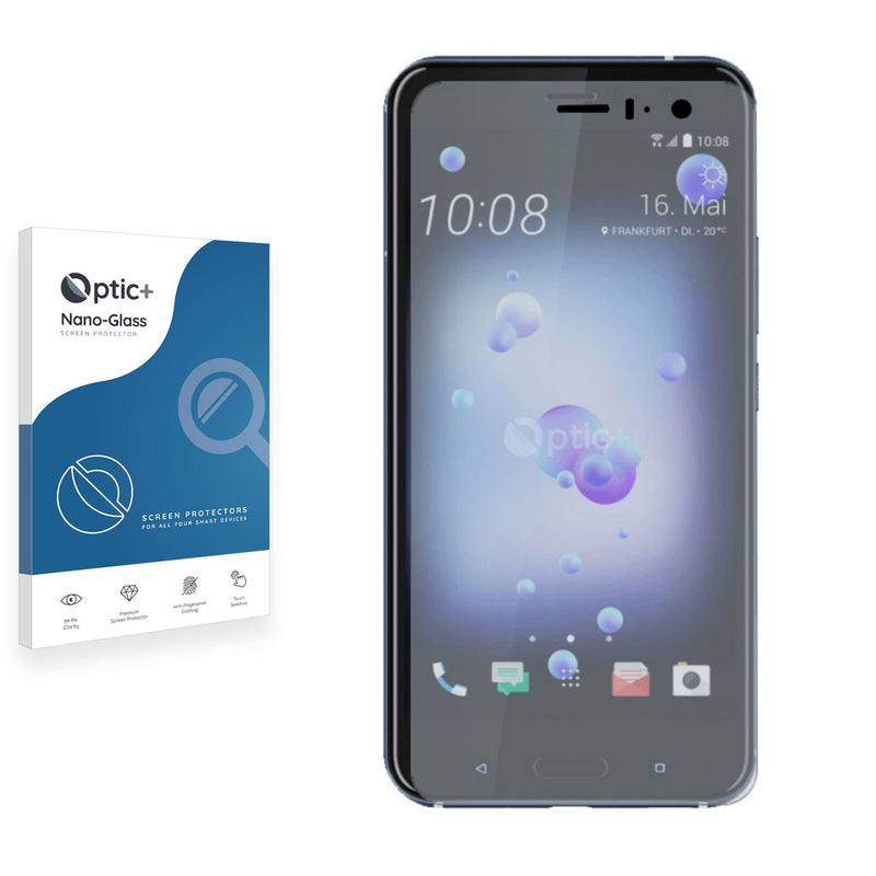 Optic+ Nano Glass Screen Protector for HTC U11