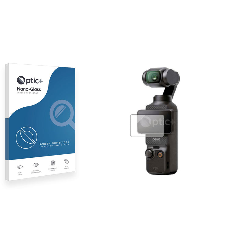 Optic+ Nano Glass Screen Protector for DJI Osmo Pocket 3