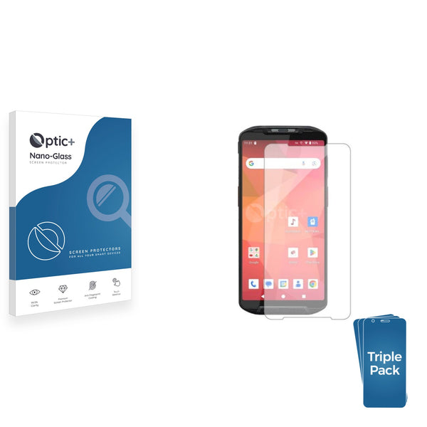 3-pack of Nano Glass screen protectors for Point Mobile PM95