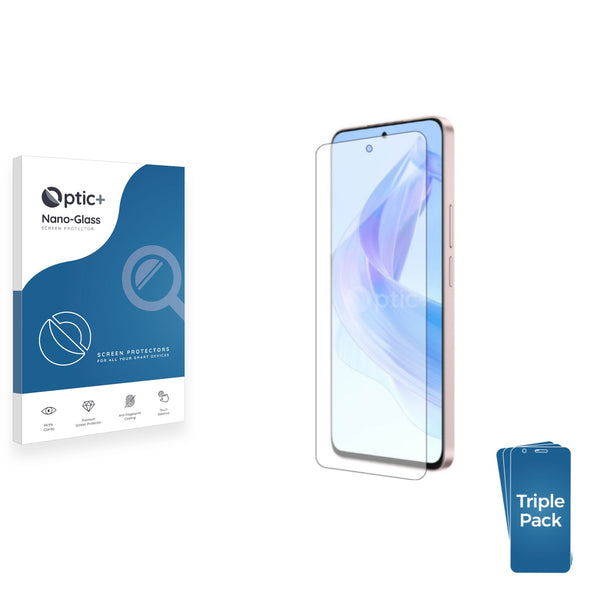 3pk Optic+ Nano Glass Screen Protectors for Honor X50i