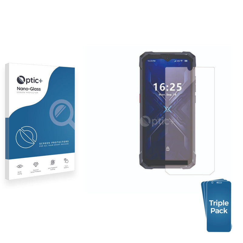 3pk Optic+ Nano Glass Screen Protectors for Hotwav W11