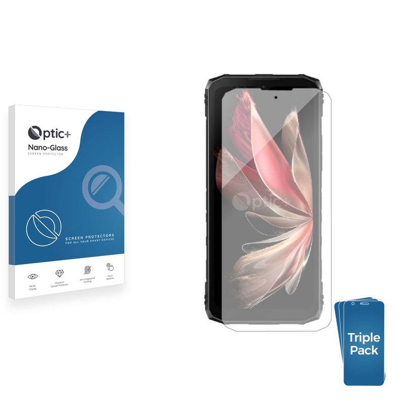 3-pack of Nano Glass screen protectors for Doogee Blade 10 Pro