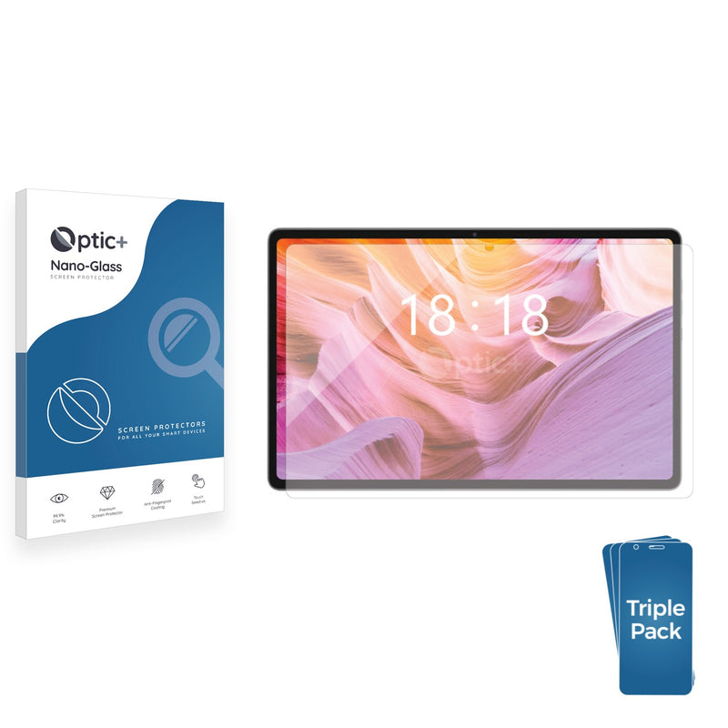 3pk Optic+ Nano Glass Screen Protectors for N-one NPad Plus