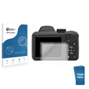 3-pack of Nano Glass screen protectors for Kodak Pixpro AZ405