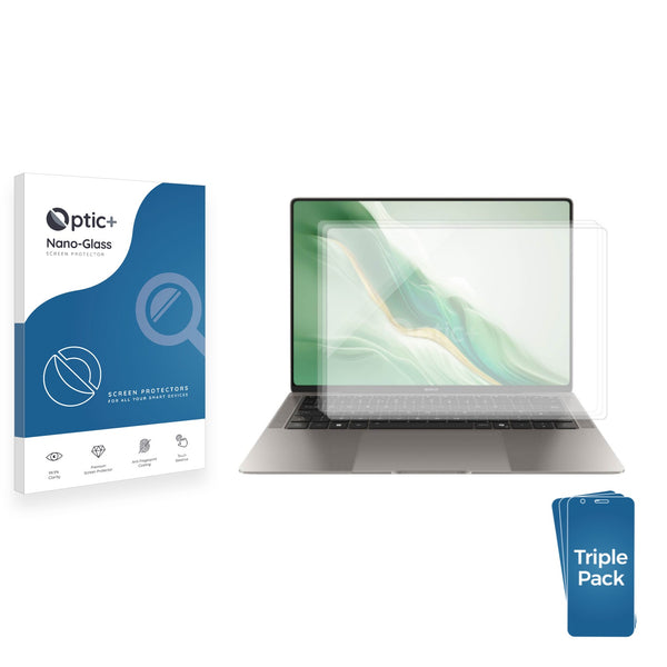 3-pack of Nano Glass screen protectors for Honor MagicBook Art 14