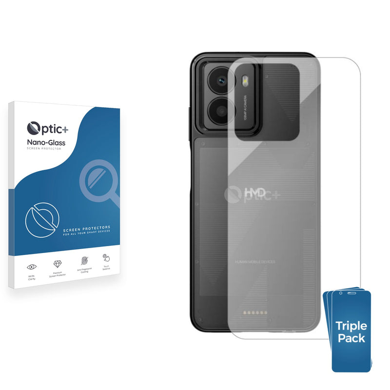 3pk of Nano Glass rear protectors for HMD Fusion