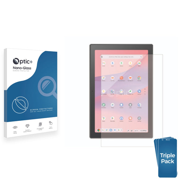 3pk Optic+ Nano Glass Screen Protectors for ASUS Chromebook CM30