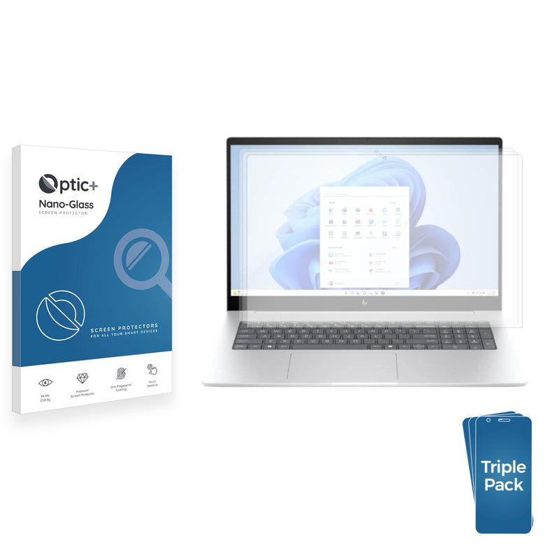 3-pack of Nano Glass screen protectors for HP Envy 17-da0777ng