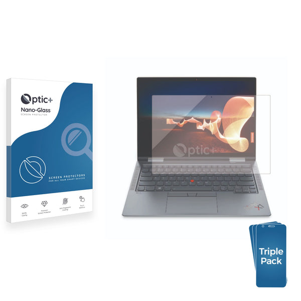 3pk Optic+ Nano Glass Screen Protectors for Lenovo ThinkPad 14 (6th Gen)