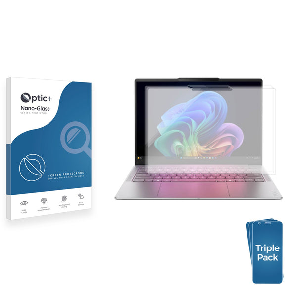 3-pack of Nano Glass screen protectors for Lenovo Yoga Pro 7i Gen 10 Aura Edition 14