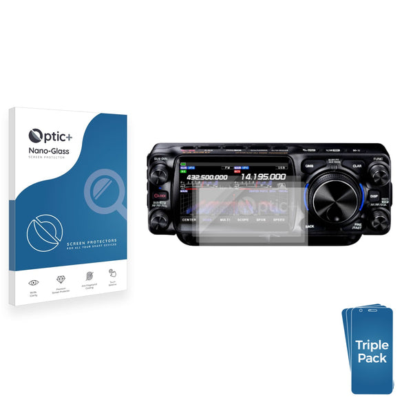 3-pack of Nano Glass screen protectors for Yaesu FTX-1