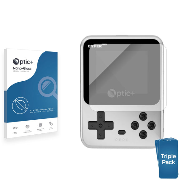 3pk Optic+ Nano Glass Screen Protectors for Cyper Pro