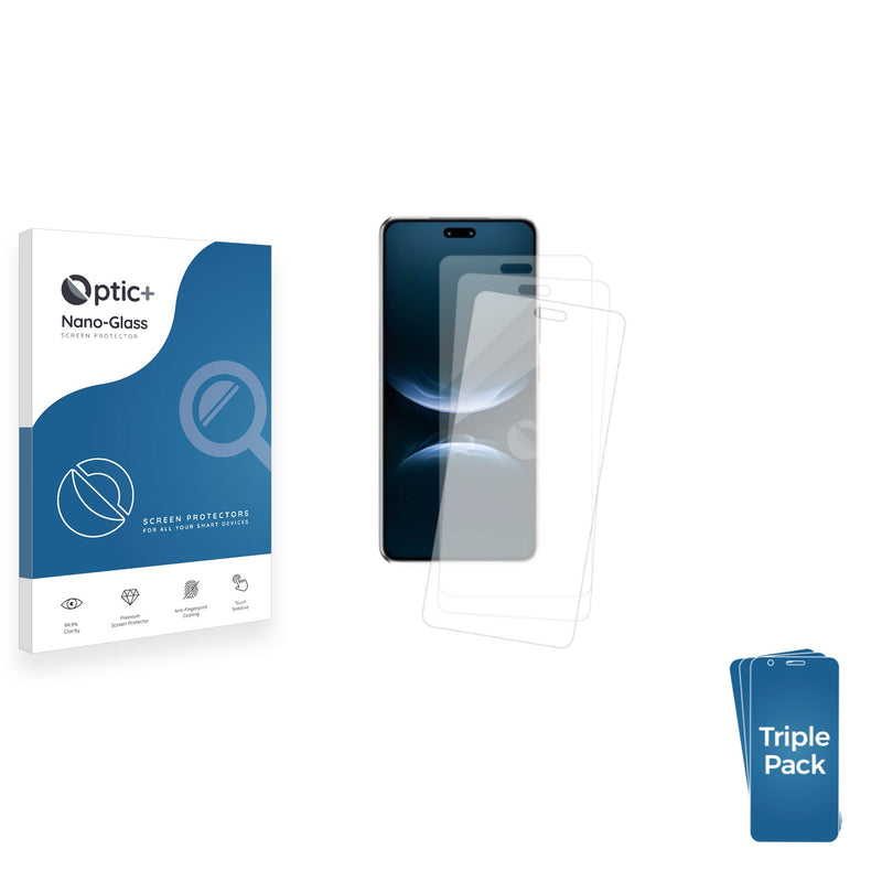 3-pack of Nano Glass screen protectors for Huawei Nova 14 Pro