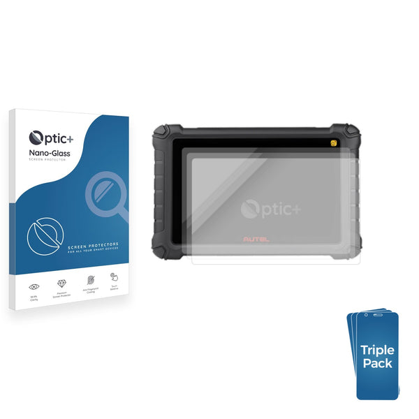 3-pack of Nano Glass screen protectors for Autel MaxiCOM MK906 Pro2-TS / MK906S Pro2-TS