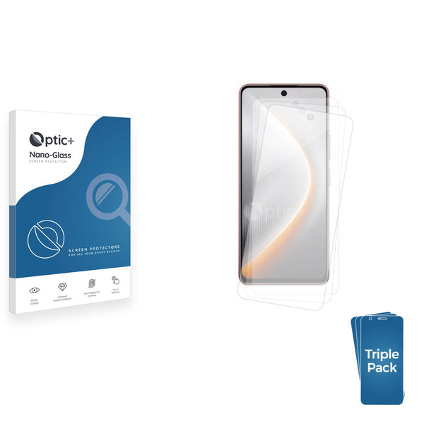 3-pack of Nano Glass screen protectors for Tecno Pova 7 4G